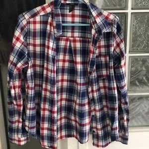 Red White & Blue flannel